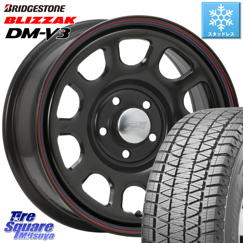 ブリヂストン ブリザック DM-V3 DMV3 ■ 国内正規 スタッドレス ミツヤ 215/70R16MLJ デイトナ SS DAYTONA RAV4不可 ホイール 16インチ 16X7.0J 35 5穴 114.3 デリカD:5 デリカD:5(26+) エクリプスクロス RVR｜タイヤスクエアミツヤ