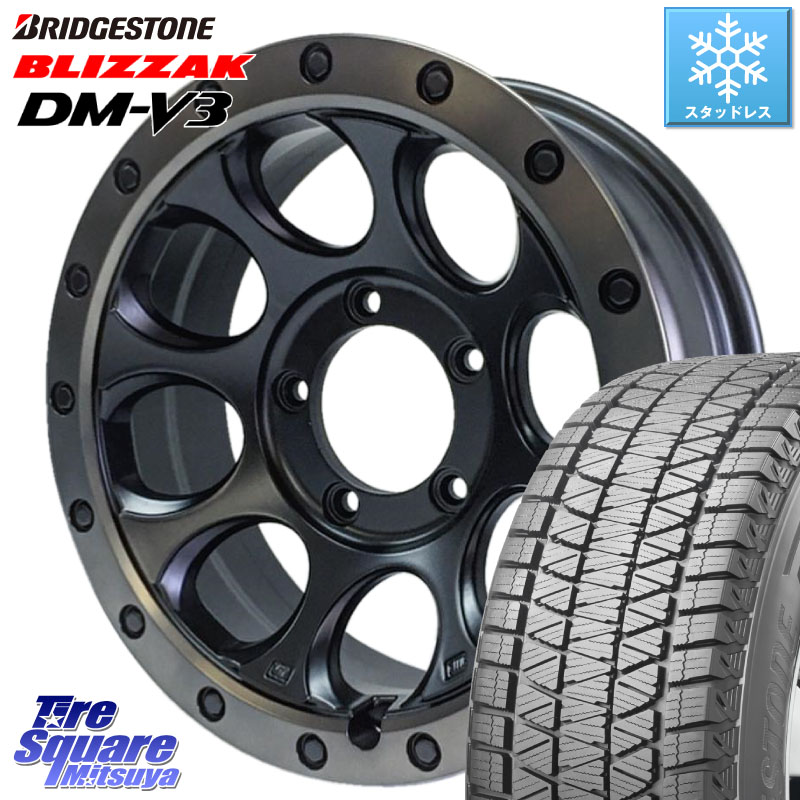 ブリヂストン ブリザック DM-V3 DMV3 ■ 国内正規 スタッドレス ミツヤ 225/70R16 MLJ XJ03 エクストリームJ XTREME-J JIMNY ホイール 16インチ 16 X 5.5J +20 5穴 139.7 ジムニー専用(要リフトアップ・オーバーフェンダー等)