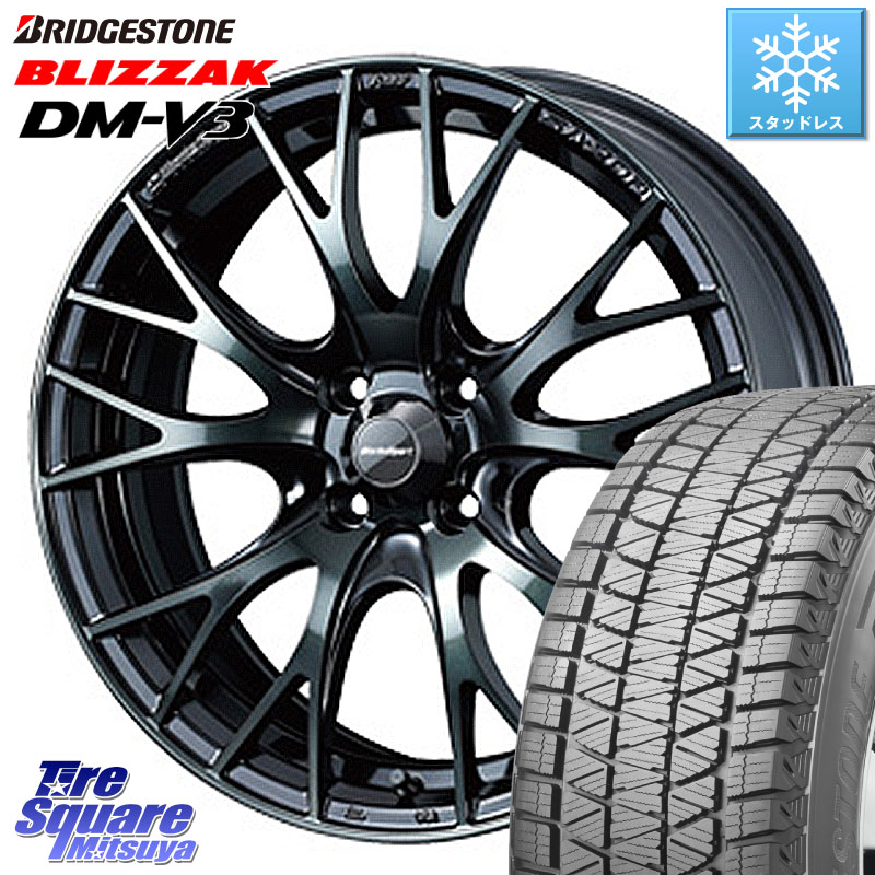 ブリヂストン ブリザック DM-V3 DMV3 ■ 国内正規 スタッドレス ミツヤ 215/70R16 WEDS 72720 SA-20R SA20R ウェッズ スポーツ ホイール 16インチ 16 X 6.5J +38 4穴 100