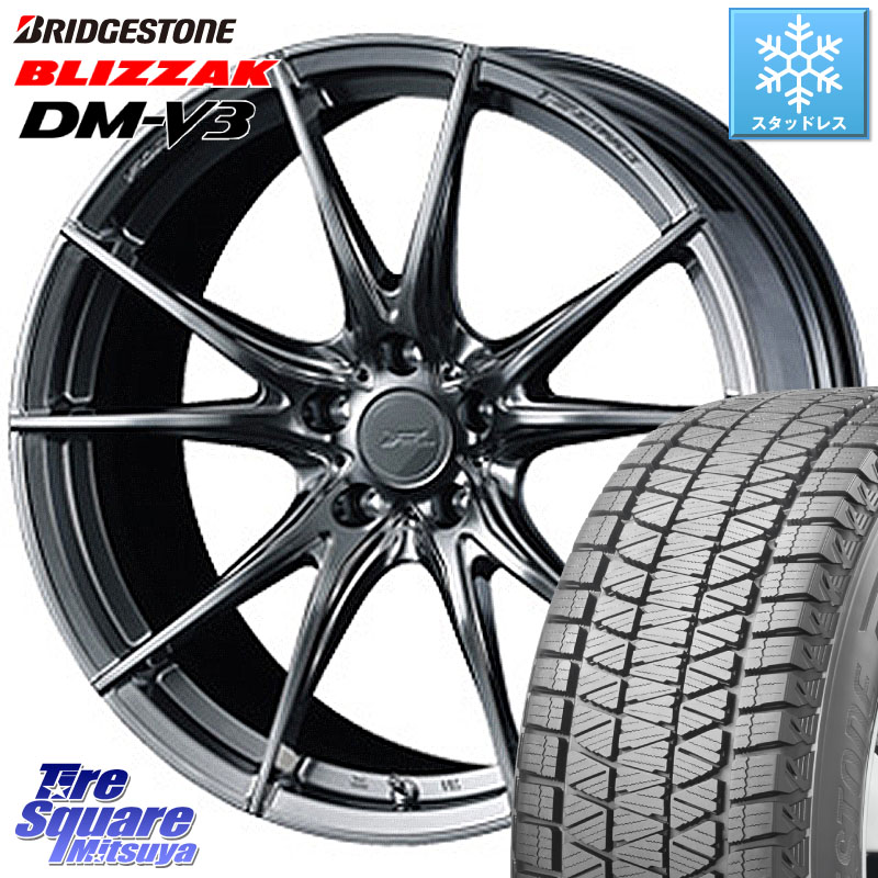 ブリヂストン ブリザック DM-V3 DMV3 国内正規 スタッドレス ミツヤ 235/55R18 WEDS F ZERO FZ-2 FZ2 鍛造 FORGED ホイール18インチ エフゼロ 18 X 7.5J +38 5穴 114.3