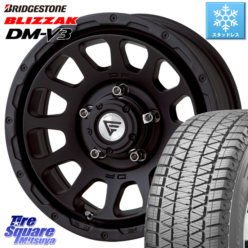 ブリヂストン ブリザック DM-V3 DMV3 ■ 国内正規 スタッドレス ミツヤ 175/80R16 DELTA FORCE デルタフォース オーバル シエラ専用 インセット-5 16インチ 16 X 6.0J +0 5穴 139.7 ジムニー専用(要オーバーフェンダー等) 107,080円