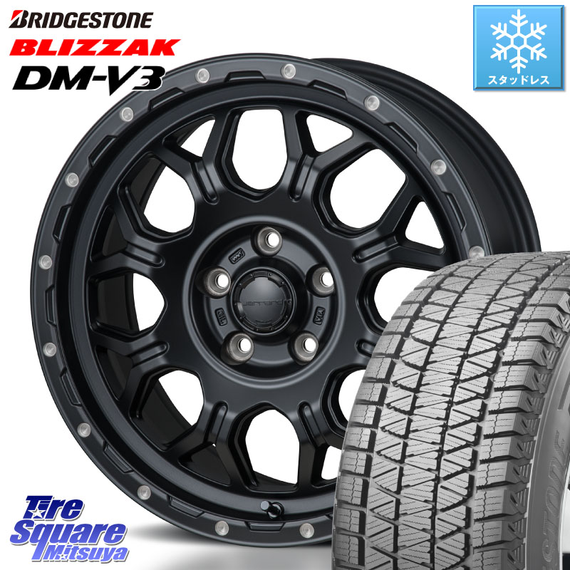 ブリヂストン ブリザック DM-V3 DMV3 ■ 国内正規 スタッドレス ミツヤ 225/65R17 MONZA HI-BLOCK JERRARD ホイール 4本 17インチ 17 X 7.5J +41 5穴 114.3 50系RAV4 80系ハリアー T32エクストレイル CX-5 CX-8