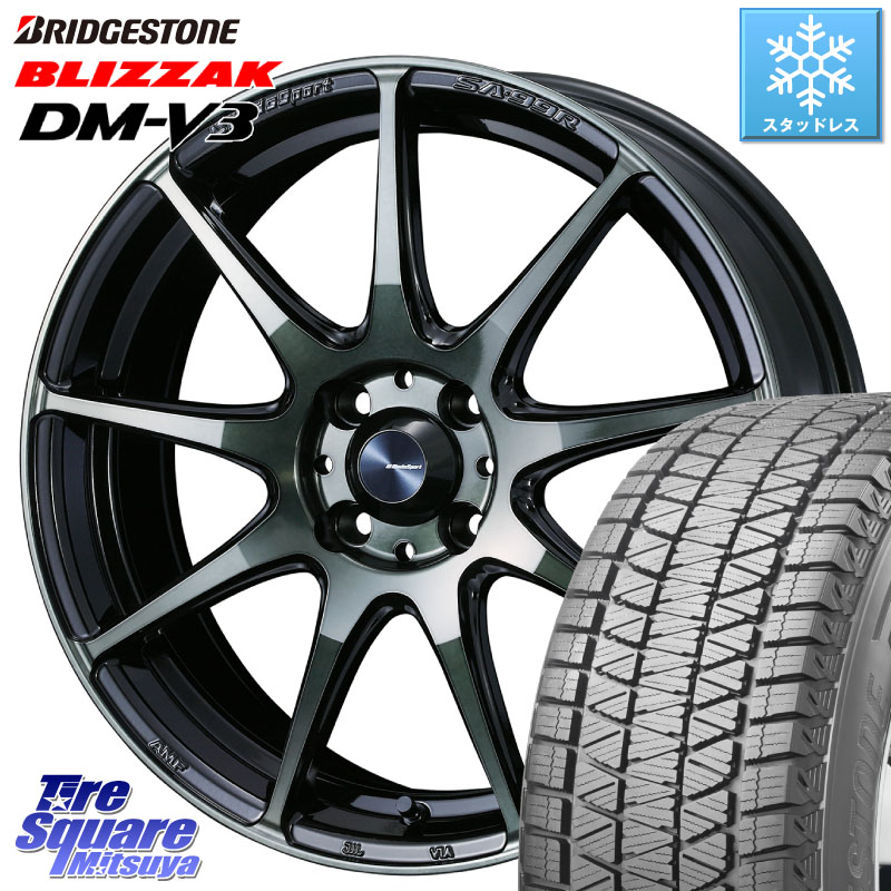ブリヂストン ブリザック DM-V3 DMV3 ■ 国内正規 スタッドレス ミツヤ 215/70R16 WEDS ウェッズ スポーツ SA99R SA-99R WBC 16インチ 16 X 6.5J +42 4穴 100 94,881円