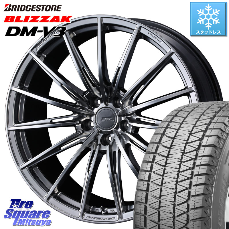 ブリヂストン ブリザック DM-V3 DMV3 ■ 国内正規 スタッドレス ミツヤ 225/60R18 WEDS F ZERO FZ4 FZ-4 鍛造 FORGED 18インチ エフゼロ 18 X 8.0J +45 5穴 114.3 50系RAV4 80系ハリアー T32エクストレイル CX-5 CX-8 BT5レガシィアウトバック 171,670円
