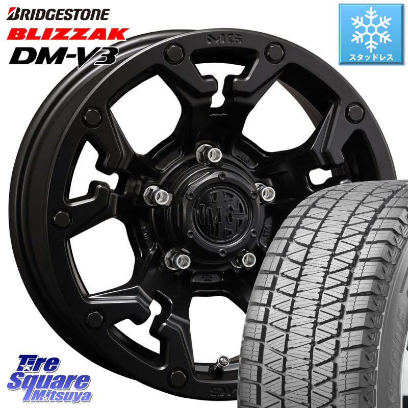 ブリヂストン ブリザック DM-V3 DMV3 ■ 国内正規 スタッドレス ミツヤ 215/70R16 CRIMSON クリムソン GOLEM ゴーレム 16インチ 16 X 5.5J +20 5穴 139.7 ジムニー専用(要オーバーフェンダー等)
