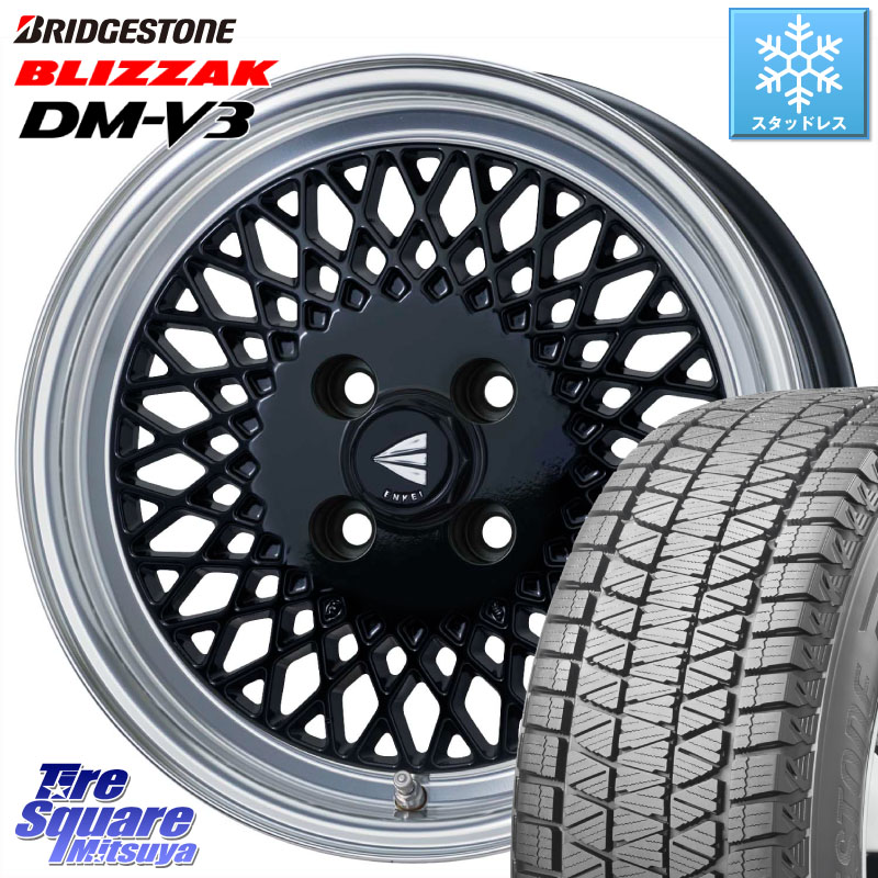 ブリヂストン ブリザック DM-V3 DMV3 ■ 国内正規 スタッドレス ミツヤ 215/70R16 ENKEI エンケイ NEO CLASSIC ENKEI92 16インチ 16 X 6.5J +38 4穴 100