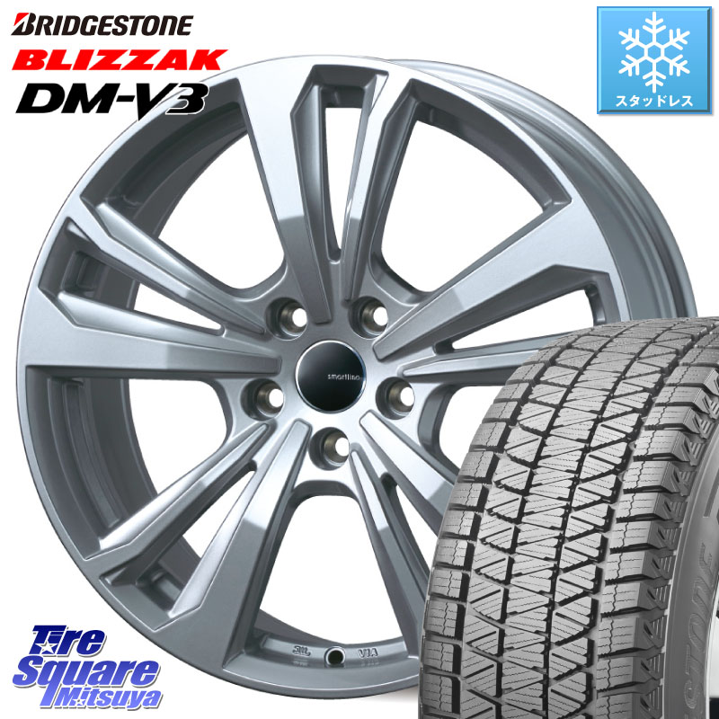 ブリヂストン ブリザック DM-V3 DMV3 ■ 国内正規 スタッドレス ミツヤ 225/60R17TARGA smartline365 スマートライン 17X7.5J(AUDI A6 D2D) 38 5穴 112 アウディ A6 F2系｜タイヤスクエアミツヤ
