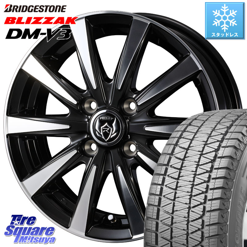 ブリヂストン ブリザック DM-V3 DMV3 ■ 国内正規 スタッドレス ミツヤ 215/70R16 WEDS 40502 ライツレー RIZLEY DI 16インチ 16 X 6.0J +40 4穴 100