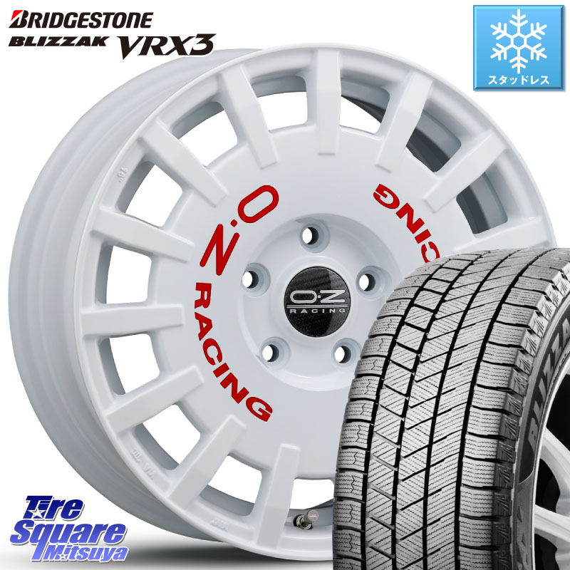 ブリヂストン BLIZZAK VRX3 ブリザック スタッドレス ミツヤ 205/65R16OZ Rally Racing ラリーレーシング 16インチ 16X7.0J 45 5穴 114.3 ヤリスクロス 10系アルファード セレナ SERENA 日産 エスティマ|タイヤスクエアミツヤ
