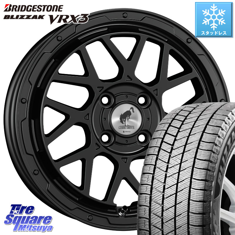 ブリヂストン BLIZZAK VRX3 ブリザック スタッドレス ミツヤ 195/65R16 SUPER STAR LODIO DRIVE ロディオドライブ 8M MONO モノ 16インチ 16 X 6.0J +42 4穴 100 ライズ ロッキー ガソリン車 4穴
