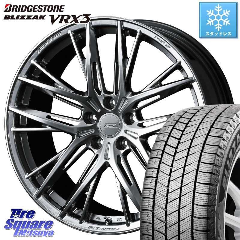 ブリヂストン BLIZZAK VRX3 ブリザック スタッドレス ミツヤ 235/60R18 WEDS F ZERO FZ-5 FZ5 鍛造 FORGED ホイール 18インチ エフゼロ 18 X 8.0J(M14B) +43 5穴 114.3 スバル ソルテラ 184,295円