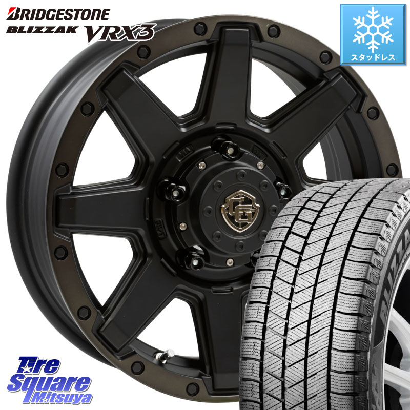 ブリヂストン BLIZZAK VRX3 ブリザック スタッドレス ミツヤ 215/70R16 WEDS CROSS OVER GARMENTS StyleU 16インチ 16 X 5.5J +22 5穴 139.7 ジムニー専用(要オーバーフェンダー等)