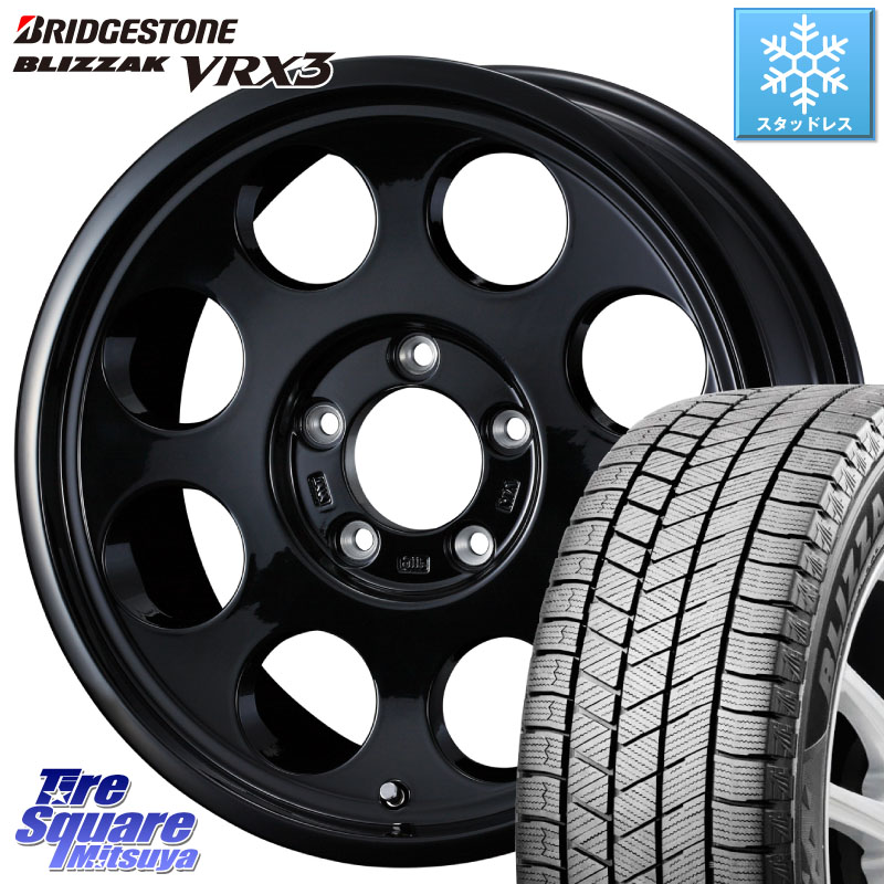 ブリヂストン BLIZZAK VRX3 ブリザック スタッドレス ミツヤ 215/70R16 WEDS JIMLINE TYPE2 16インチ ジムライン 16 X 5.5J +22 5穴 139.7 ジムニー専用(要オーバーフェンダー等) 107,267円