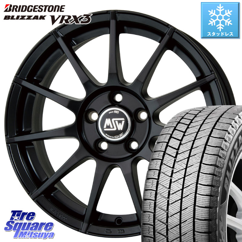 ブリヂストン BLIZZAK VRX3 ブリザック スタッドレス ミツヤ 175/65R15 MSW by OZ MSW85-2 ホイール 15インチ 15 X 6.0J(MINI F55 F56 F57) +45 5穴 112 MINI ミニ F55 F56 F57