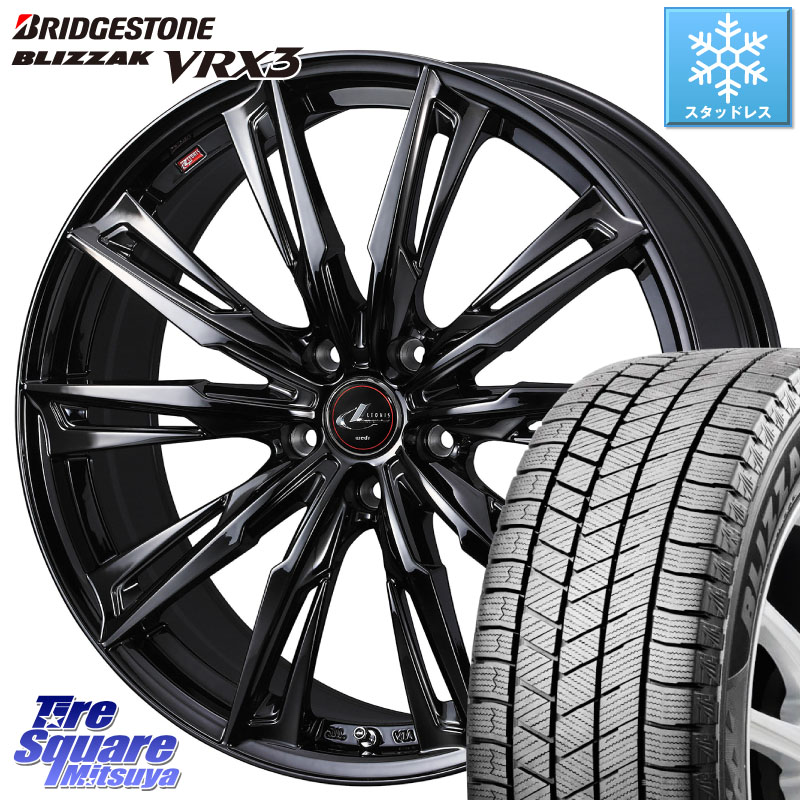 ブリヂストン BLIZZAK VRX3 ブリザック スタッドレス ミツヤ 235/60R18WEDS 40960 LEONIS レオニス GX ホイール 18インチ 18X8.0J 42 5穴 114.3 50系RAV4 60系RAV4 アリアARIYA T33エクストレイル アウトランダーPHEV トレイルシーカー RAV4 50系 ソルテラ RAV4 60系 b|タイヤスクエアミツヤ