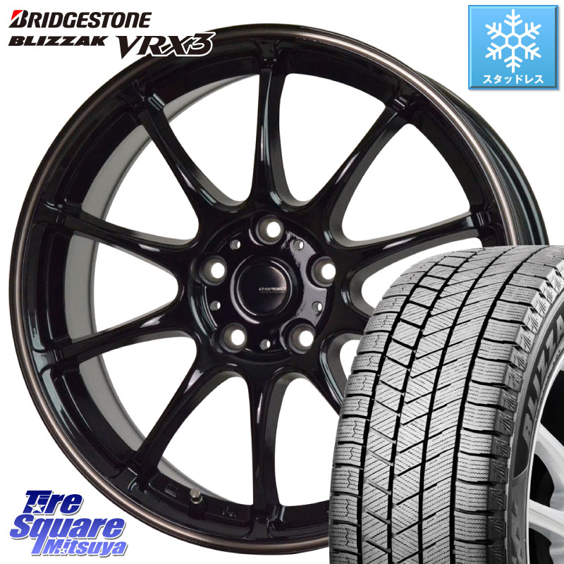ブリヂストン BLIZZAK VRX3 ブリザック スタッドレス ミツヤ 175/65R15HotStuff G・SPEED P-07 ジー・スピード ホイール 15インチ 15X6.0J 43 5穴 114.3 スイフトスポーツ|タイヤスクエアミツヤ
