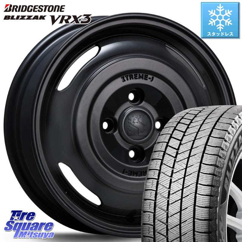 ブリヂストン BLIZZAK VRX3 ブリザック スタッドレス ミツヤ 175/70R14MLJ JOURNEY ジャーニー XTREME-J エクストリームJ ホイール 14インチ 14X4.5J 43 4穴 100 Mx27/37/47Sソリオ・MB37SデリカD2 デリカD:2 D2｜タイヤスクエアミツヤ