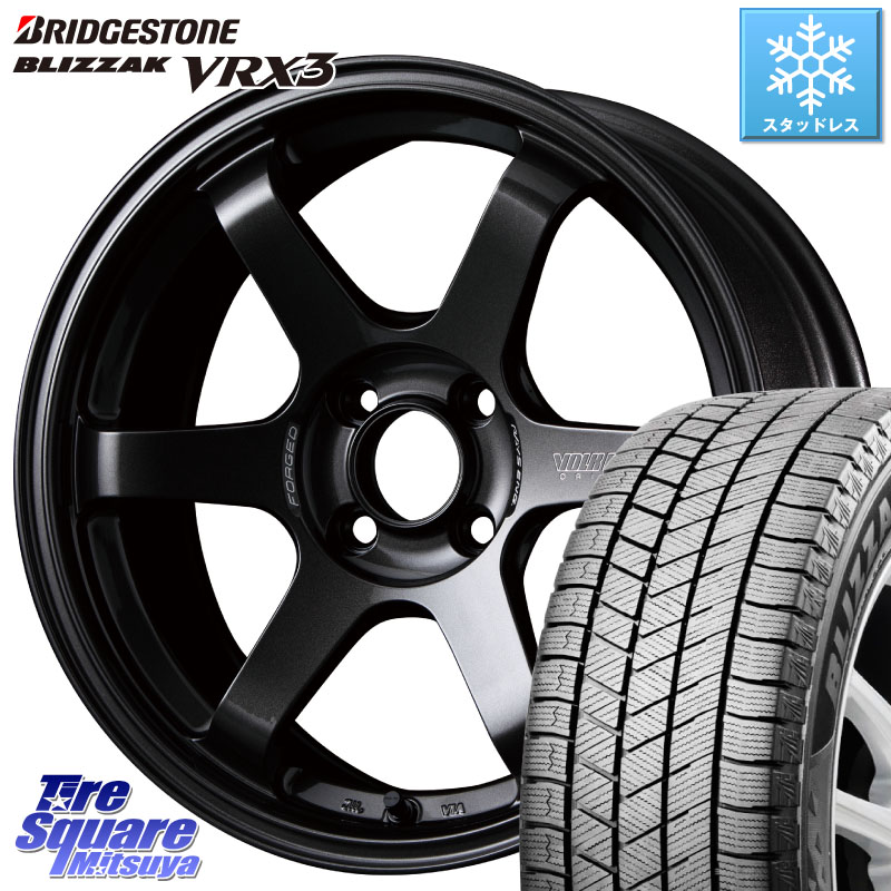ブリヂストン BLIZZAK VRX3 ブリザック スタッドレス ミツヤ 165/60R15 RAYS 【欠品次回10~11月】 VOLK RACING TE37 SONIC TE37 ソニック ホイール 15インチ 15 X 6.0J +42 4穴 100 ミラージュ