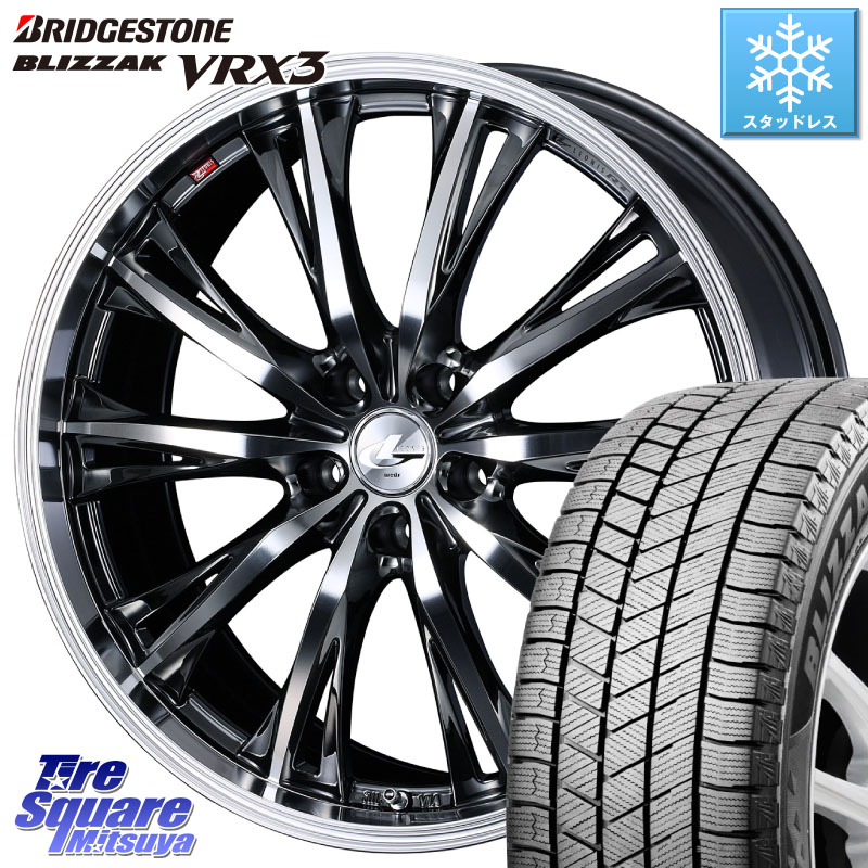 ブリヂストン BLIZZAK VRX3 ブリザック スタッドレス ミツヤ 235/60R18 WEDS 41193 LEONIS RT ウェッズ レオニス ホイール 18インチ 18 X 8.0J(M14B) +42 5穴 114.3 クラウンスポーツ・エステート ハイブリッドZ スバル ソルテラ