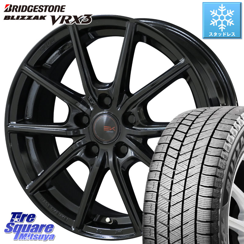 ブリヂストン BLIZZAK VRX3 ブリザック スタッドレス ミツヤ 215/45R17 KYOHO SEIN EK ザインEK ホイール 17インチ 17 X 7.0J +42 5穴 114.3