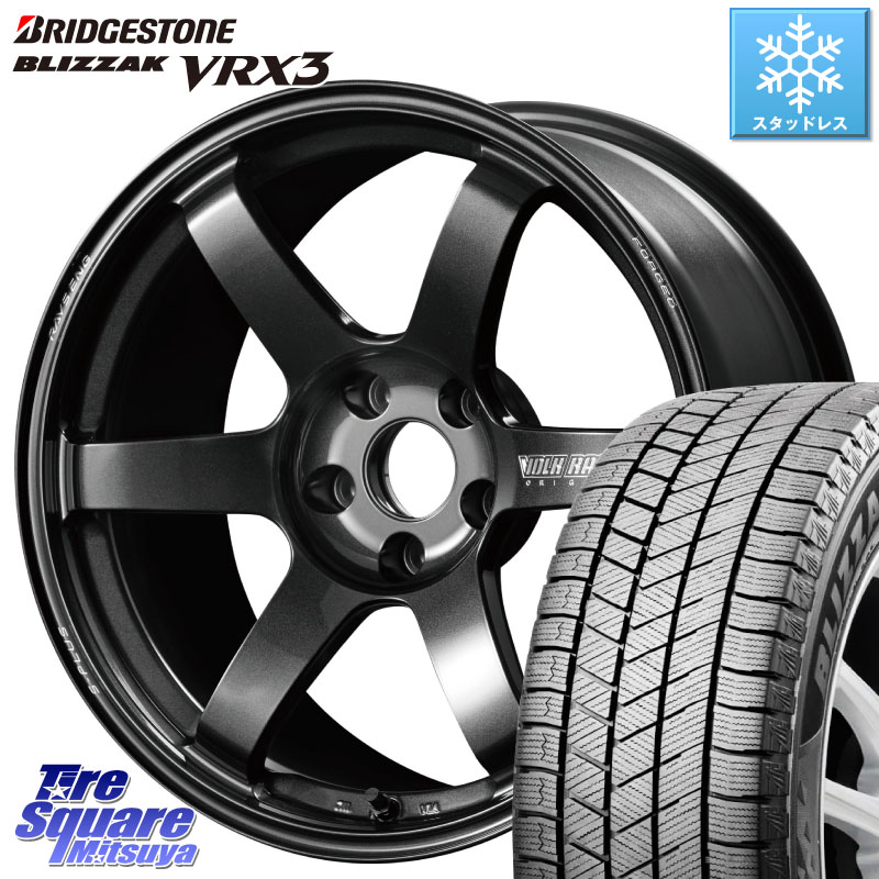 ブリヂストン BLIZZAK VRX3 ブリザック スタッドレス ミツヤ 2022年製以降 235/65R17 RAYS 【欠品次回10~11月】 TE37 SAGA S-plus VOLK RACING 鍛造 ホイール 17インチ 17 X 7.5J +48 5穴 114.3