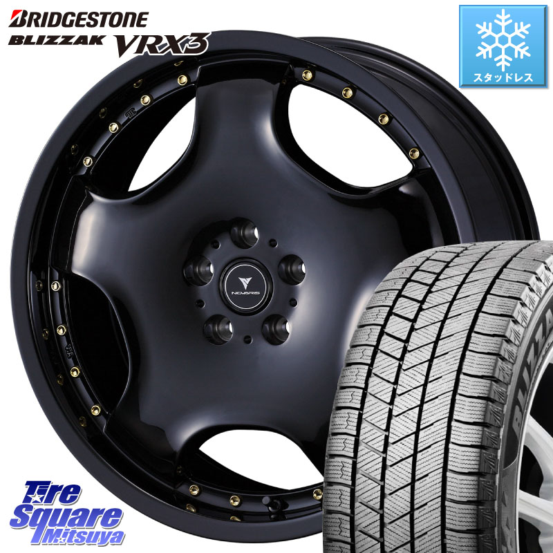 ブリヂストン BLIZZAK VRX3 ブリザック スタッドレス ミツヤ 215/50R18WEDS NOVARIS ASSETE D1 特価● ホイール 18インチ ノヴァリス アセット 18X7.0J 40 5穴 114.3｜タイヤスクエアミツヤ