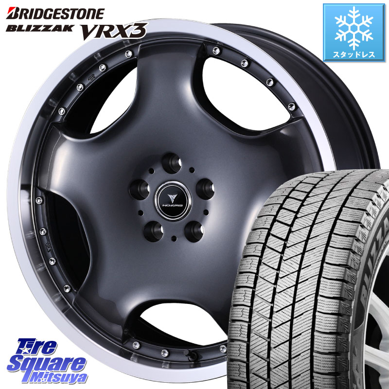 ブリヂストン BLIZZAK VRX3 ブリザック スタッドレス ミツヤ 235/50R18WEDS NOVARIS ASSETE D1 特価● ホイール 18インチ ノヴァリス アセット 18X8.0J 42 5穴 114.3 30系アルファード/ヴェルファイア 20系アルファード ヴェルファイアハイブリッド ヴェルファイア ア|タイヤスクエアミツヤ