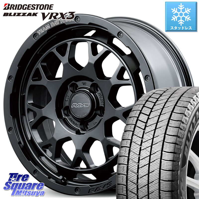 ブリヂストン BLIZZAK VRX3 ブリザック スタッドレス ミツヤ 235/50R18RAYS 【欠品次回8~9月】 TEAM DAYTONA M9+ BOJ ホイール 18インチ 18X7.5J 38 5穴 114.3 30系アルファード/ヴェルファイア 20系アルファード ヴェルファイアハイブリッド ヴェルファイア アルファ｜タイヤスクエアミツヤ