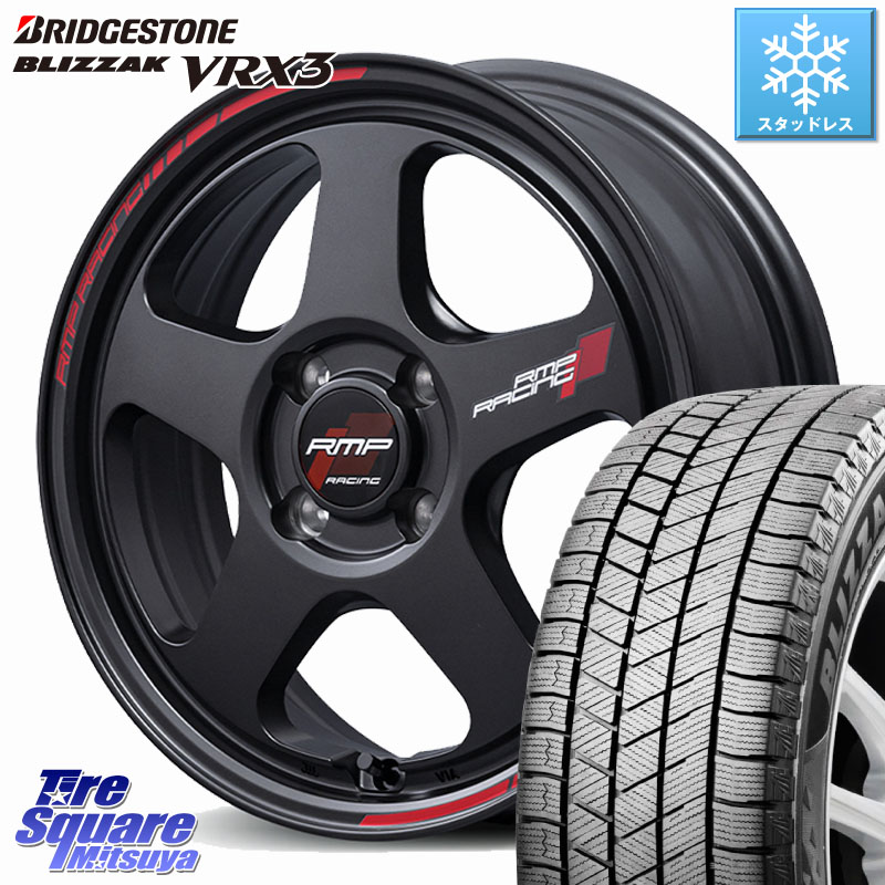 ブリヂストン BLIZZAK VRX3 ブリザック スタッドレス ミツヤ 215/65R16MANARAY MID RMP RACING TR50 ホイール 16インチ レーシング 16X6.0J 45 4穴 100 ロッキー ガソリン車 4穴 ライズ ガソリン車 4穴|タイヤスクエアミツヤ