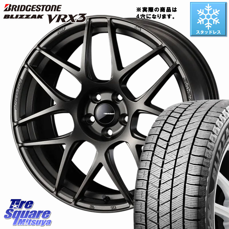 ブリヂストン BLIZZAK VRX3 ブリザック スタッドレス ミツヤ 215/45R17 WEDS 74182 SA-27R ウェッズ スポーツ ホイール 17インチ ◇参考画像 17 X 6.5J +42 4穴 100