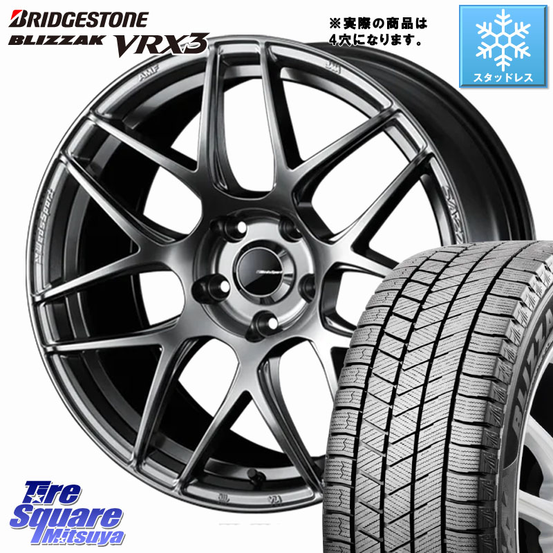 ブリヂストン BLIZZAK VRX3 ブリザック スタッドレス ミツヤ 215/65R16WEDS WedsSport SA-27R SA27R ウェッズ スポーツ ホイール 16インチ 16X6.5J 42 4穴 100 ロッキー ガソリン車 4穴 ライズ ガソリン車 4穴｜タイヤスクエアミツヤ