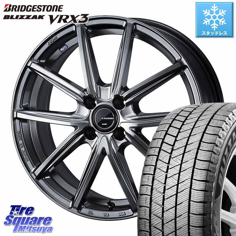 ブリヂストン BLIZZAK VRX3 ブリザック スタッドレス ミツヤ 215/65R16WEDS LEONIS NAVIA 08 ホイール 16インチ 16X6.0J 42 4穴 100 ロッキー ガソリン車 4穴 ライズ ガソリン車 4穴|タイヤスクエアミツヤ