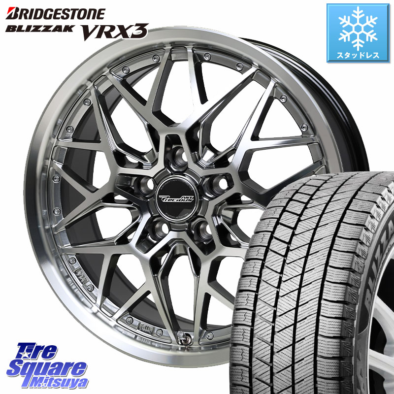 ブリヂストン BLIZZAK VRX3 ブリザック スタッドレス ミツヤ 225/60R17 HotStuff プレシャス Precious AST M5 ホイール 17インチ 17 X 7.0J +48 5穴 114.3 E52エルグランド ZR-V レヴォーグレイバック SL系フォレスター SK系フォレスター
