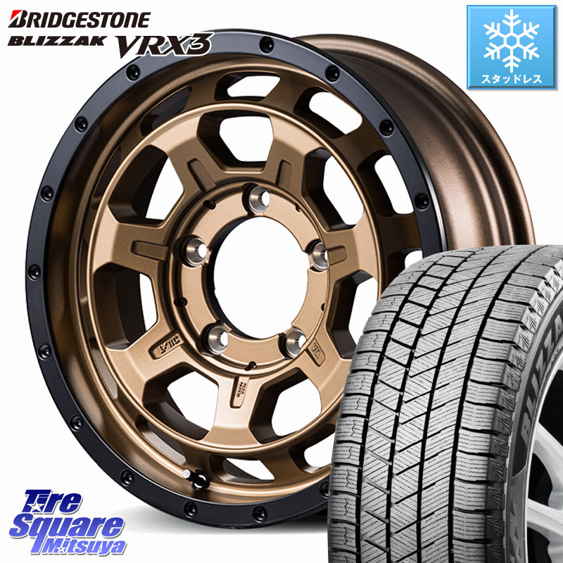 ブリヂストン BLIZZAK VRX3 ブリザック スタッドレス ミツヤ 215/70R16 MANARAY 【欠品次回5月下-6月上旬予定】NITRO POWER M7 PHALANX ファランクス ※インセット-5 ホイール 16インチ 16 X 6.0J +0 5穴 139.7 ジムニー専用(要オーバーフェンダー等) ジムニ－シエラ・