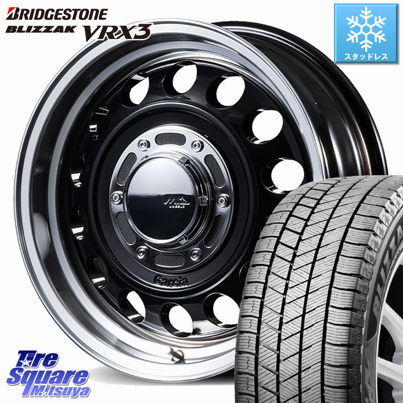 ブリヂストン BLIZZAK VRX3 ブリザック スタッドレス ミツヤ 215/65R16 MANARAY MID GARCIA CISCO Type2 ホイール 16インチ 16 X 5.5J +20 5穴 139.7 ジムニー専用(要オーバーフェンダー等)