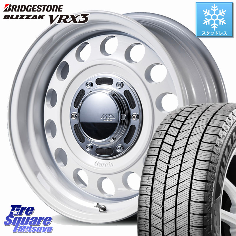 ブリヂストン BLIZZAK VRX3 ブリザック スタッドレス ミツヤ 215/65R16 MANARAY MID GARCIA CISCO Type2 ※インセット-5 ホイール 16インチ 16 X 6.0J +0 5穴 139.7 ジムニー専用(要オーバーフェンダー等) ジムニ－シエラ・ノマド(カスタム)