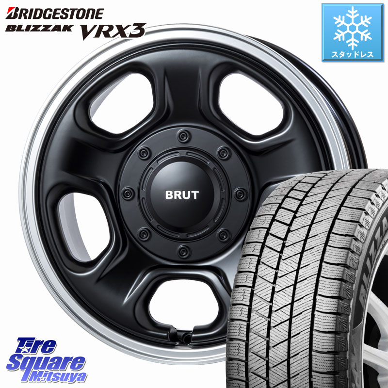 ブリヂストン BLIZZAK VRX3 ブリザック スタッドレス ミツヤ 215/65R16BRUT ブルート BR-33 BR33 ホイール 16インチ 16X6.5J 30 5穴 114.3 20系アルファード ヴェルファイアハイブリッド ヴェルファイア アルファード｜タイヤスクエアミツヤ 111,955円