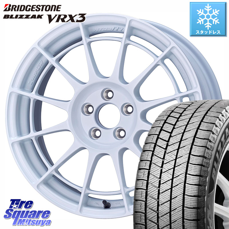 ブリヂストン BLIZZAK VRX3 ブリザック スタッドレス ミツヤ 215/45R17 ENKEI Racing Revolution NT03RR For GR86 / BRZ Cup ホイール 17インチ 17 X 7.5J +44 5穴 100 210・A10系カローラ 210系カローラスポーツ 50系プリウス BRZ・86・GR86