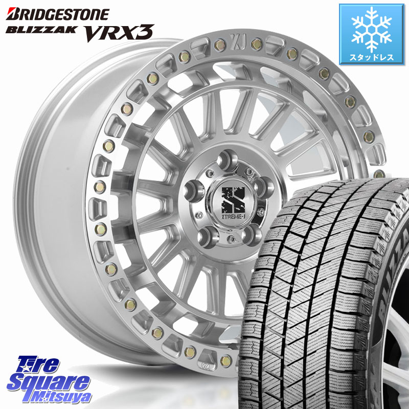 ブリヂストン BLIZZAK VRX3 ブリザック スタッドレス ミツヤ 215/60R16MLJ XJ08 XTREME-J ホイール 16インチ 16X7.0J 35 5穴 114.3 マークXジオ クラウンロイヤル クラウンハイブリッド クラウンハイブリッド 220・H20系 クラウン 220系｜タイヤスクエアミツヤ