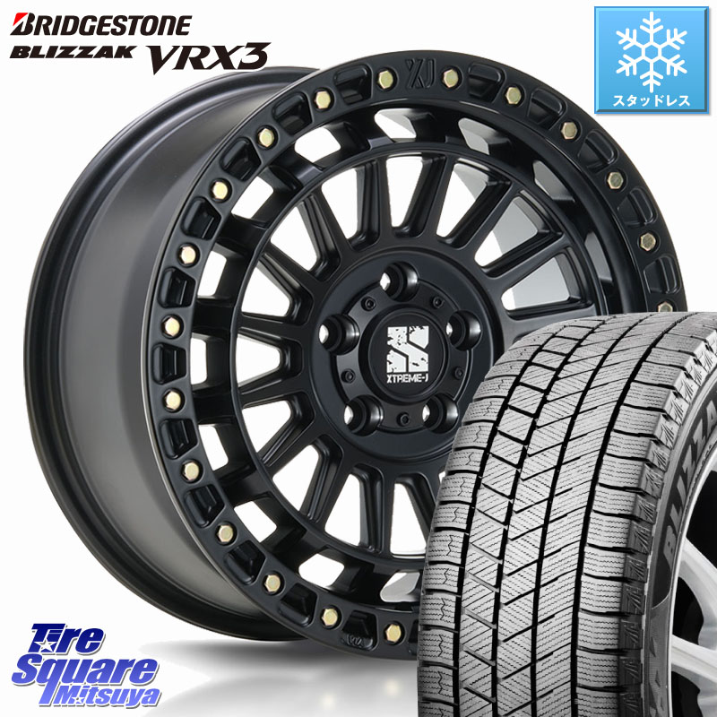 ブリヂストン BLIZZAK VRX3 2025年製 在庫● ブリザック スタッドレス ミツヤ 215/60R16 MLJ XJ08 XTREME-J ホイール 16インチ 16 X 7.0J +35 5穴 114.3