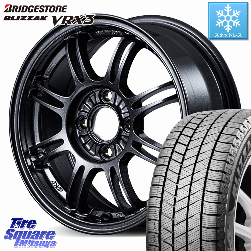 ブリヂストン BLIZZAK VRX3 ブリザック スタッドレス ミツヤ 175/70R14 RAYS 【欠品次回5~6月】 A･LAP 軽自動車専用 ホイール 14インチ 14 X 6.0J +40 4穴 100