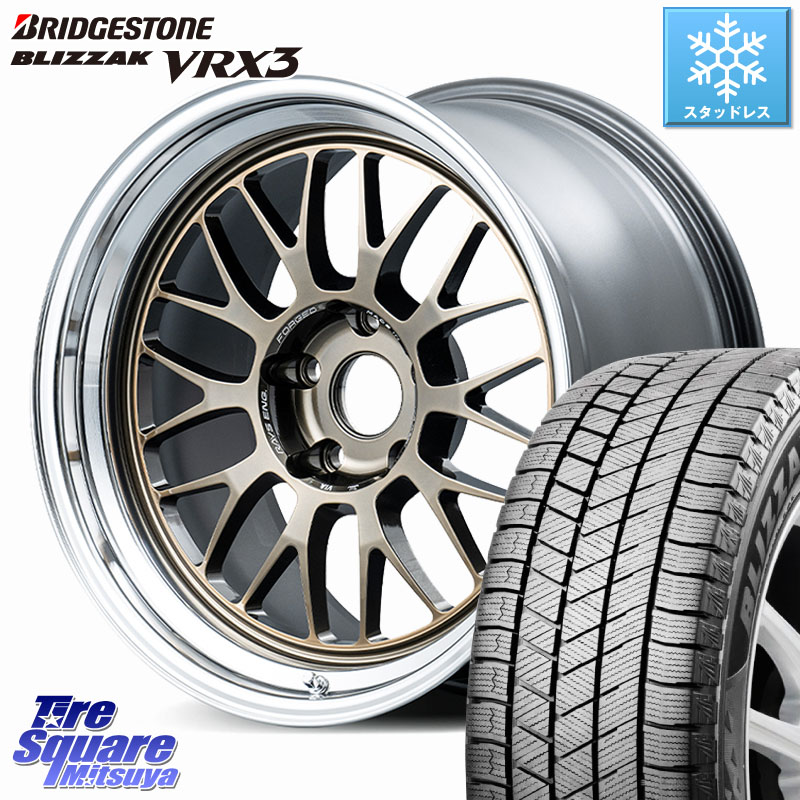 ブリヂストン BLIZZAK VRX3 ブリザック スタッドレス ミツヤ 235/60R18 RAYS 【欠品次回7月】 21A spec-SR VOLK RACING 鍛造 ホイール 18インチ 納期要確認商品 18 X 8.5J +34 5穴 114.3 アウトランダーPHEV