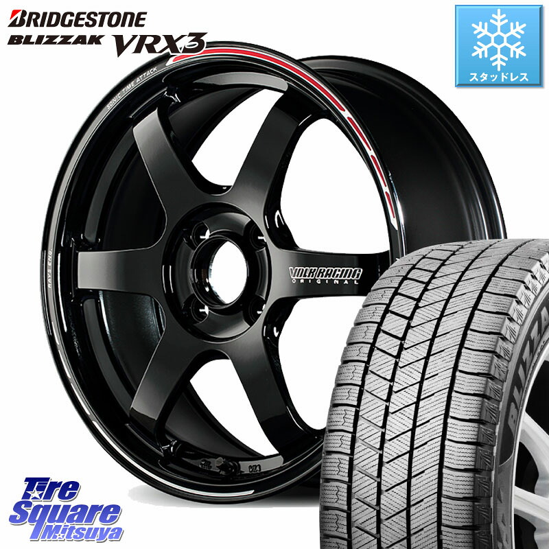 ブリヂストン BLIZZAK VRX3 ブリザック スタッドレス ミツヤ 185/60R16 RAYS 【欠品次回10~11月】 TE37 SONIC TIME ATTACK EDITION 軽自動車専用 鍛造 ホイール 16インチ 16 X 5.5J +46 4穴 100 E13ノート
