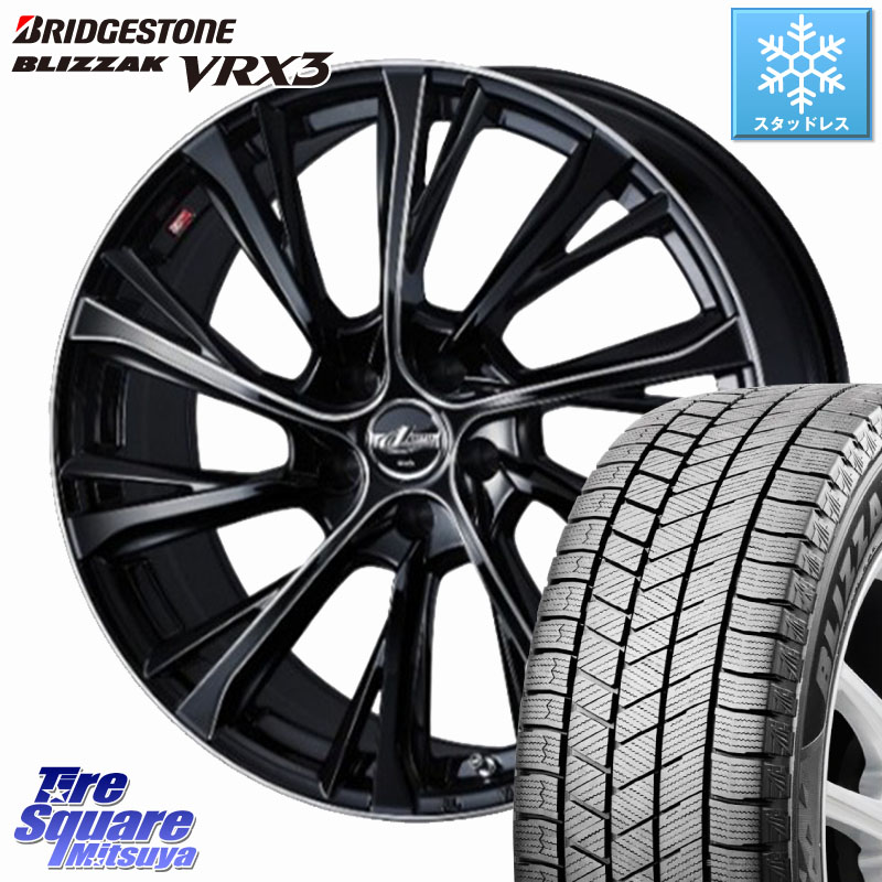 ブリヂストン BLIZZAK VRX3 ブリザック スタッドレス ミツヤ 225/50R18 WEDS LEONIS JG レオニスJG ホイール 18インチ 18 X 8.0J +42 5穴 114.3 10系カローラクロス