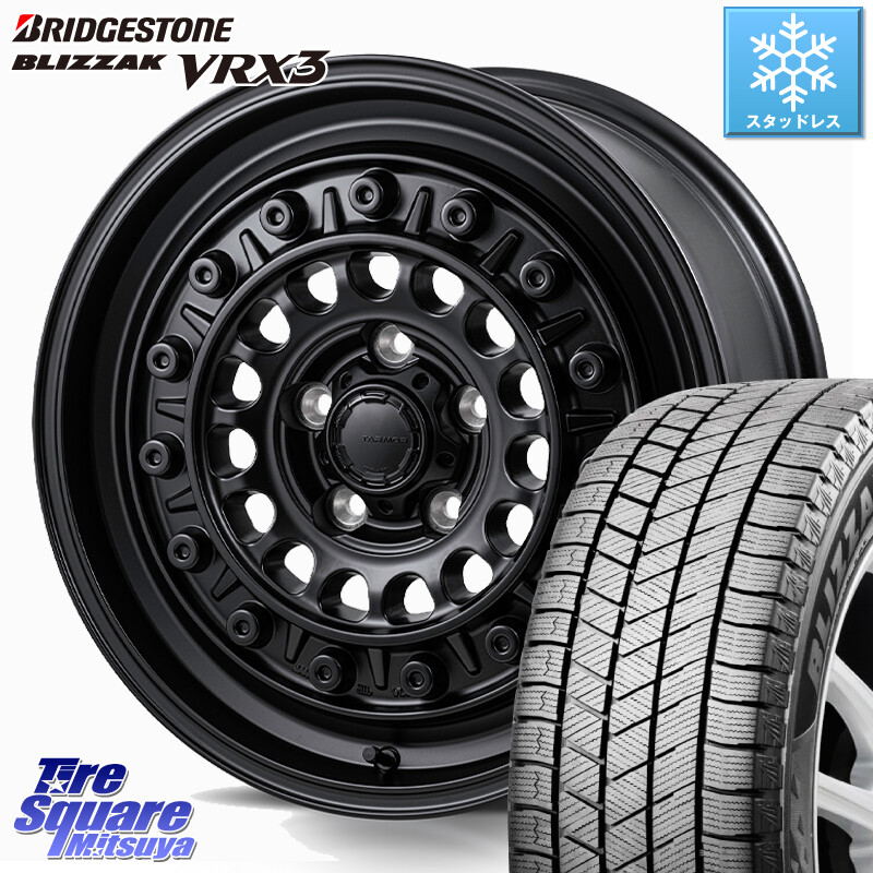 ブリヂストン BLIZZAK VRX3 ブリザック スタッドレス ミツヤ 215/70R16MONZA HI-BLOCK TARMOR ホイール 16インチ 16X7.0J 35 5穴 114.3 デリカD:5 デリカD:5(26+) エクリプスクロス RVR クルーガー V・L ハリアー|タイヤスクエアミツヤ