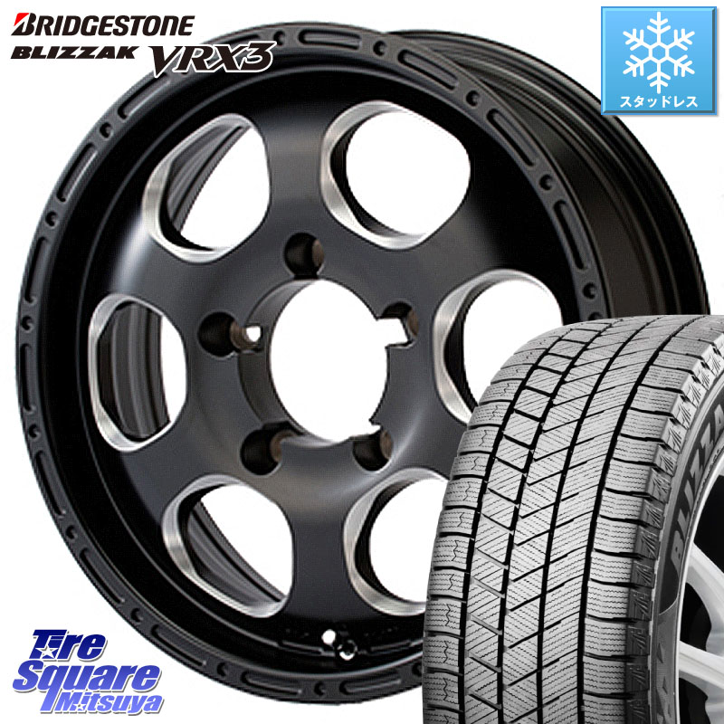 ブリヂストン BLIZZAK VRX3 ブリザック スタッドレス ミツヤ 215/65R16MEIWA Blood Stock 1Piece for JIMNY ホイール 16インチ 16X5.5J 20 5穴 139.7 ジムニー専用(要オーバーフェンダー等) AZオフロード カスタムサイズ｜タイヤスクエアミツヤ