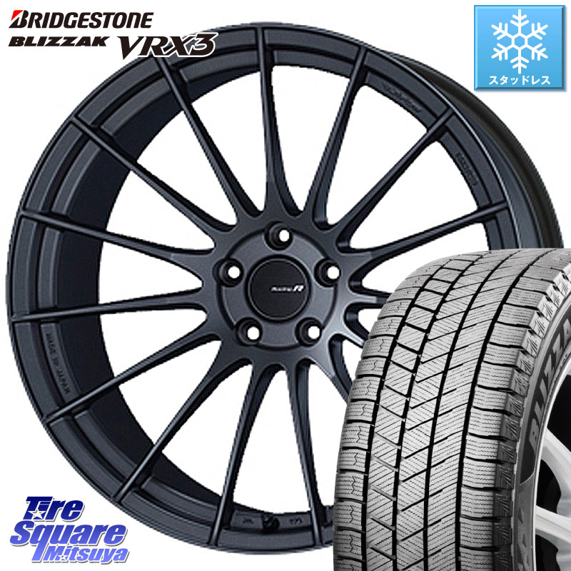 ブリヂストン BLIZZAK VRX3 ブリザック スタッドレス ミツヤ 225/45R18 ENKEI エンケイ Racing Revolution RS05RR ホイール 18 X 8.5J +35 5穴 114.3