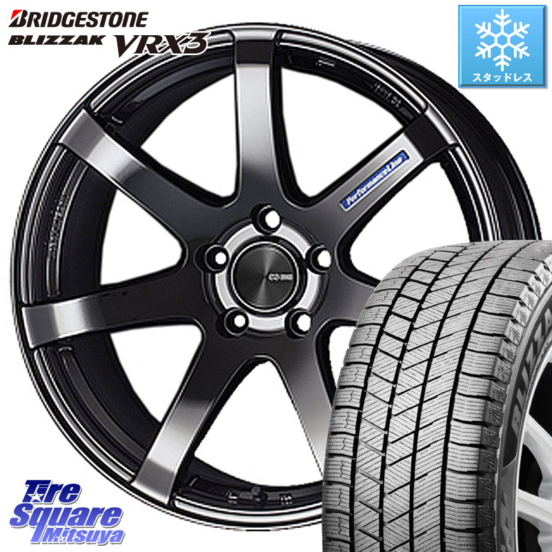 ブリヂストン BLIZZAK VRX3 ブリザック スタッドレス ミツヤ 215/50R18ENKEI エンケイ PerformanceLine PF07 -COLORS- 18X7.5J 48 5穴 100｜タイヤスクエアミツヤ 155,265円