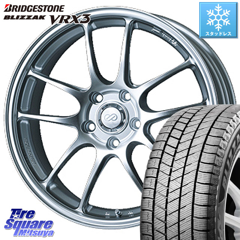 ブリヂストン BLIZZAK VRX3 ブリザック スタッドレス ミツヤ 215/55R17ENKEI エンケイ PerformanceLine PF01 ホイール 17X8.0J 45 5穴 114.3 70系カムリ ES レクサス アコード｜タイヤスクエアミツヤ