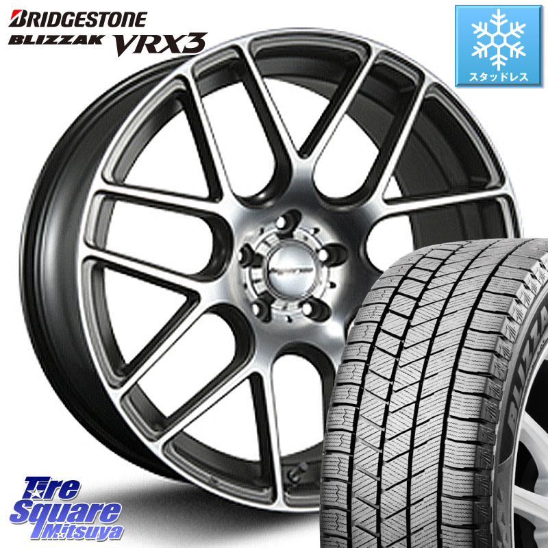 ブリヂストン BLIZZAK VRX3 ブリザック スタッドレス ミツヤ 235/55R19 MLJ hyperion ハイペリオン CVM ホイール 19インチ 19 X 8.5J +35 5穴 114.3 アウトランダーPHEV